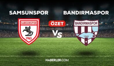 Samsunspor Bandırmaspor maç özeti! (VİDEO) Samsunspor Bandırmaspor maçı özeti izle! Samsunspor Bandırmaspor maçı kaç kaç bitti?