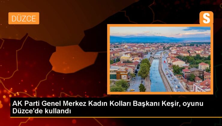 AK Parti Genel Merkez Bayan Kolları Lideri Ayşe Keşir, Düzce’de oy kullandı