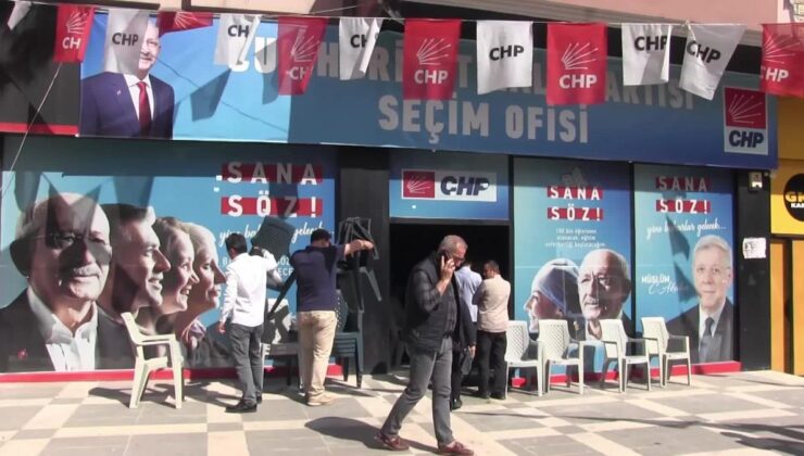 CHP Şanlıurfa seçim ofisine mermi atıldı