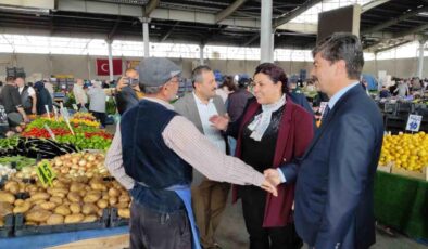 Cumhur İttifakı Kırşehir’de esnaf gezdi