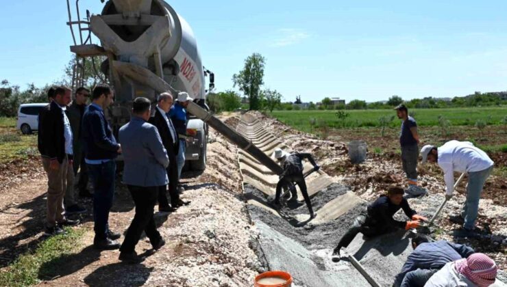 Gaziantep’te Körkün Höyük Arığı Sulama Kanalı için çalışmalar başladı