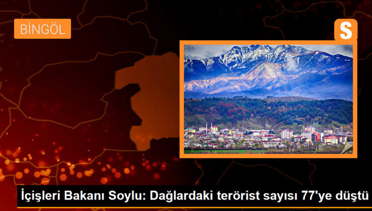 İçişleri Bakanı Soylu: Dağlardaki terörist sayısı 77’ye düştü