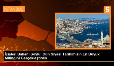 İçişleri Bakanı Süleyman Soylu, Beşiktaş’ta vatandaşlarla buluştu