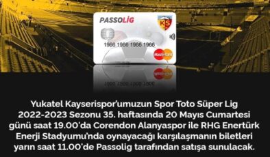 Kayserispor-Alanyaspor maçının bilet fiyatları aşikâr oldu
