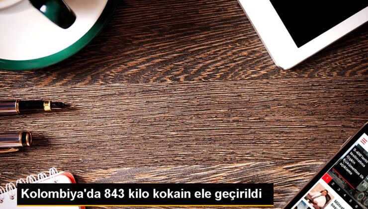 Kolombiya’da 843 kilo kokain ele geçirildi