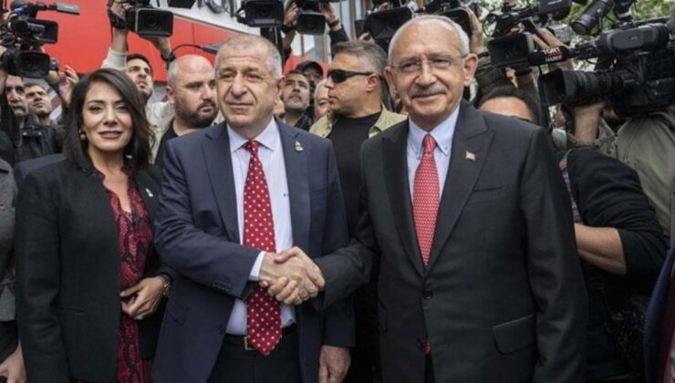 Millet İttifakı Cumhurbaşkanı adayı olan Kemal Kılıçdaroğlu, Zafer Partisi başkanı Ümit Özdağ ile görüşmesi başladı