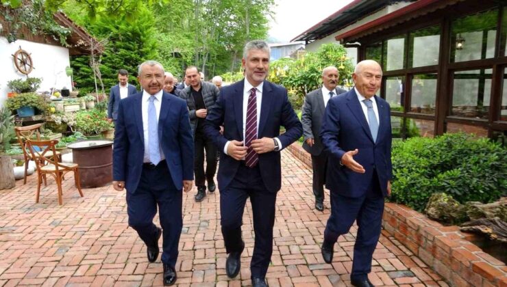 Nihat Özdemir, AK Parti Trabzon Milletvekili Adayı Yılmaz Büyükaydın’a takviye verdi