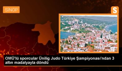 OMÜ Judo Kadrosu, TÜSF Ünilig Judo Türkiye Şampiyonasında 8 madalya 2 kupa kazandı