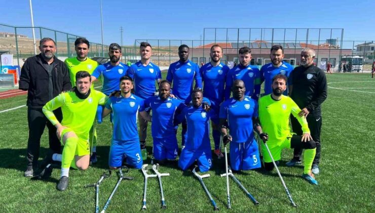 Şahinbey Belediye Gençlik ve Spor Kulübü Ampute Futbol Kadrosu ODTÜ’yü 6-2 Mağlup Etti