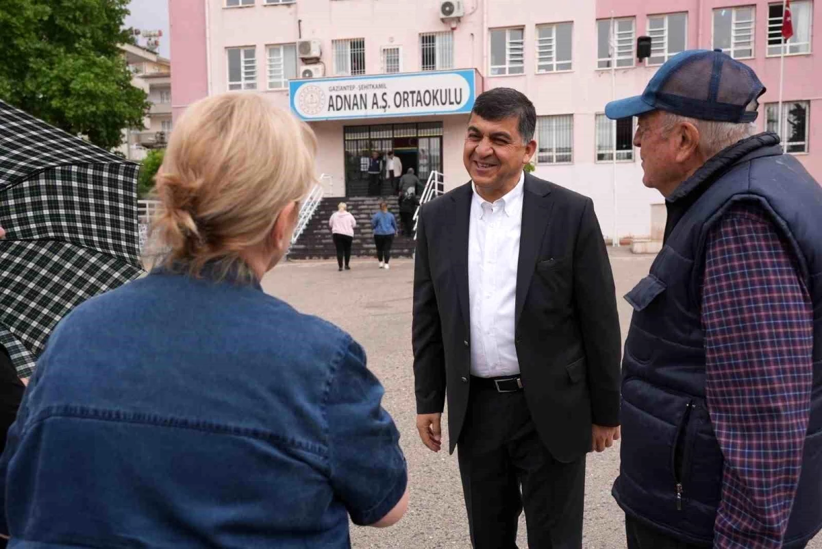 Şehitkamil Belediye Lideri Rıdvan Fadıloğlu oy kullandı