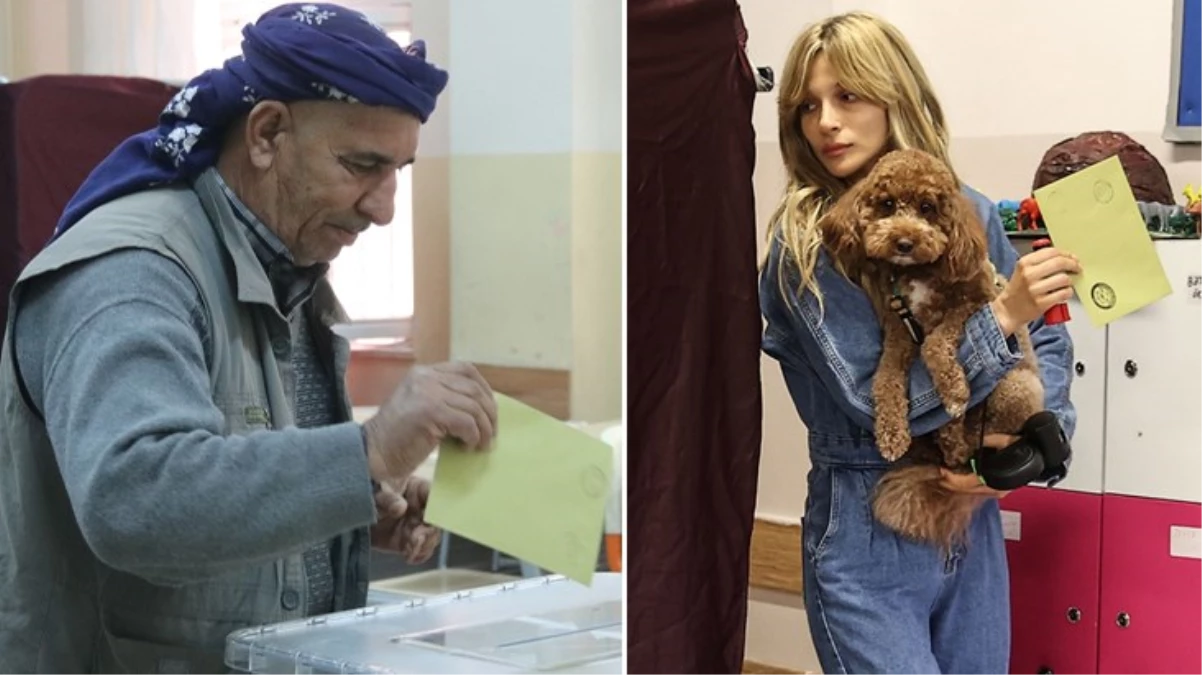 Türkiye sandık başında! İşte oy verme süreçlerinden yansıyan kareler