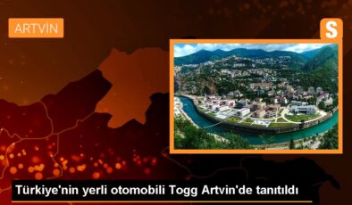 Türkiye’nin yerli arabası Togg Artvin’de tanıtıldı