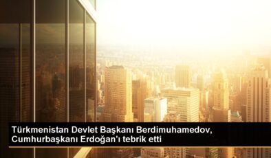 Türkmenistan Devlet Lideri Serdar Berdimuhamedov, Cumhurbaşkanı Erdoğan’ı tebrik etti