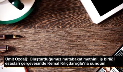 Ümit Özdağ: Oluşturduğumuz mutabakat metnini, iş birliği temelleri çerçevesinde Kemal Kılıçdaroğlu’na sundum
