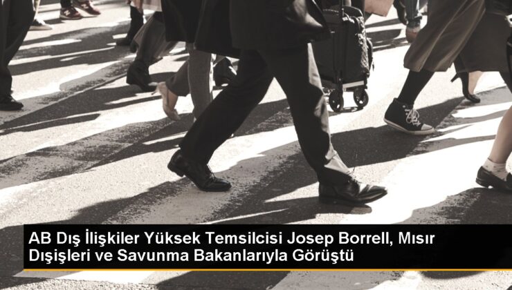 AB Dış Münasebetler Yüksek Temsilcisi Borrell, Mısır Dışişleri ve Savunma Bakanlarıyla Görüştü