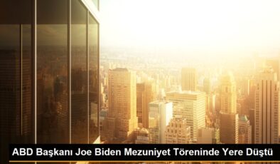 ABD Lideri Joe Biden Mezuniyet Merasiminde Yere Düştü