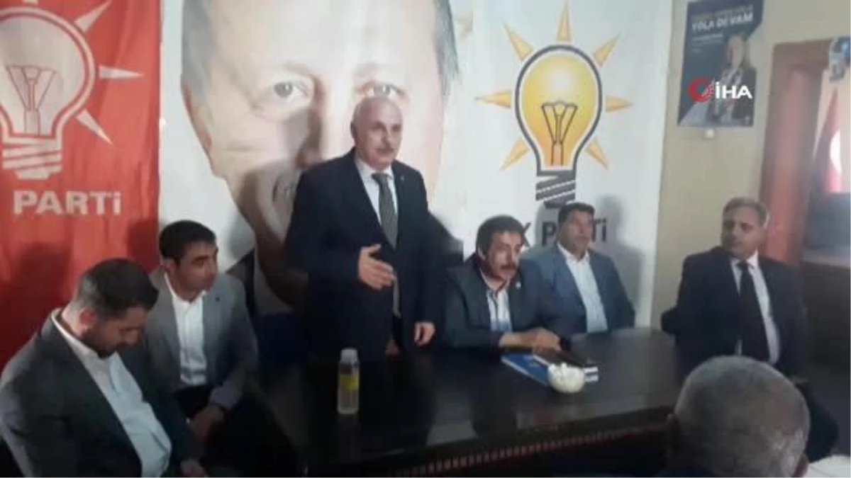 AK Parti Erzurum Milletvekili Abdürrahim Fırat Tekman ilçesinde vatandaşlarla buluştu