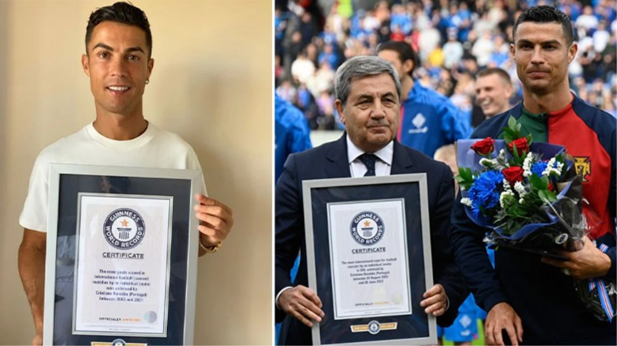 Cristiano Ronaldo, Ulusal Ekipte 200. Maçına Çıkarak Guinness Rekorlar Kitabı’na Girdi