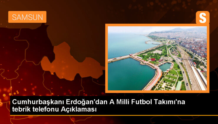Cumhurbaşkanı Erdoğan, A Ulusal Futbol Ekibi’ni tebrik etti