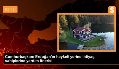 Cumhurbaşkanlığı, Bolu Belediyesinin Erdoğan heykeli talebini reddetti