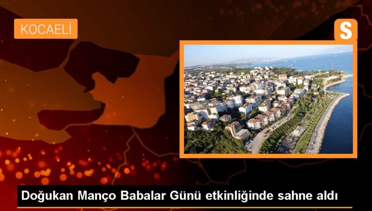 Doğukan Manço Babalar Günü etkinliğinde sahne aldı