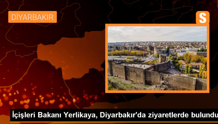 İçişleri Bakanı Ali Yerlikaya, Diyarbakır’da vatandaşlarla buluştu