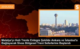 Malatya-Sivas Bölgesel Treni seferleri başladı