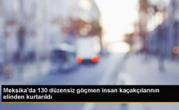 Meksika’da 130 Sistemsiz Göçmen Polis Tarafından Kurtarıldı