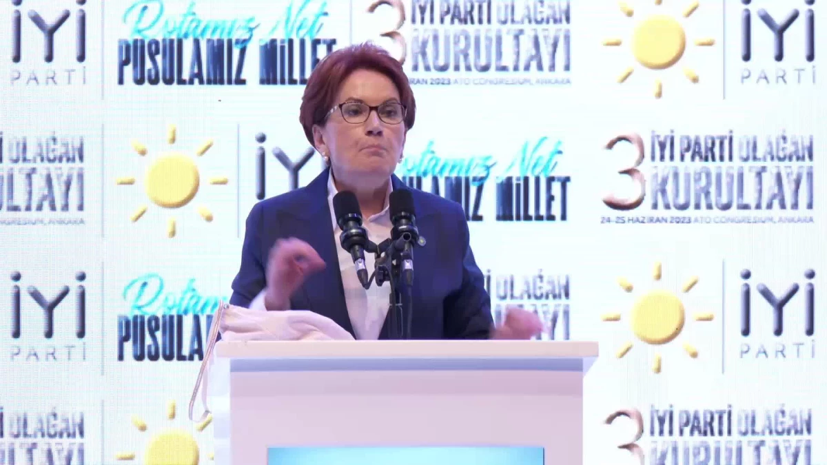 Meral Akşener DÜZGÜN Parti’nin 3. Olağan Kurultayı’nda tekrar genel lider seçildi