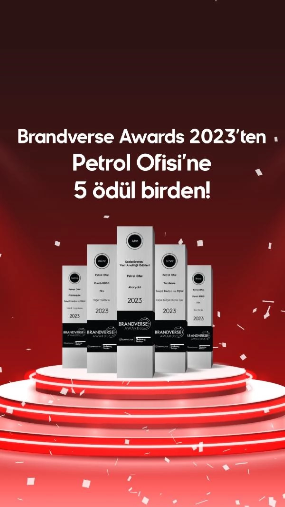 Petrol Ofisi, Brandverse Awards’ta 5 ödül kazandı