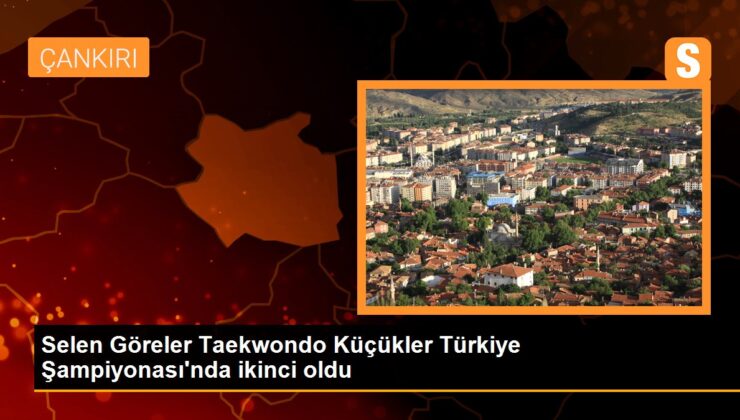 Selen Göreler Taekwondo Küçükler Türkiye Şampiyonası’nda ikinci oldu