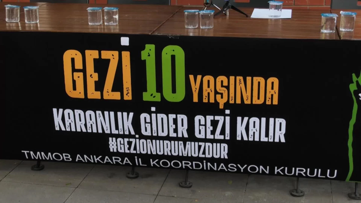 TMMOB Ankara Vilayet Uyum Konseyi Seyahat Parkı protestolarının 10. yılında açıklama yaptı