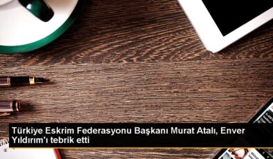 Türkiye Eskrim Federasyonu Lideri Murat Atalı, Enver Yıldırım’ı tebrik etti