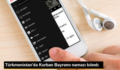 Türkmenistan’da Müslümanlar Kurban Bayramı namazını eda etti