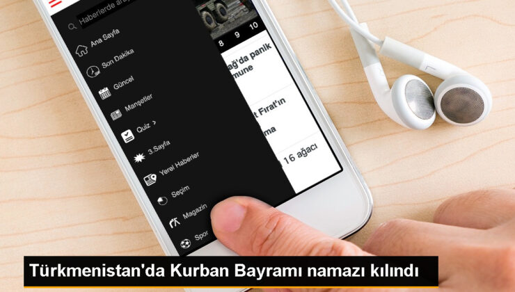 Türkmenistan’da Müslümanlar Kurban Bayramı namazını eda etti