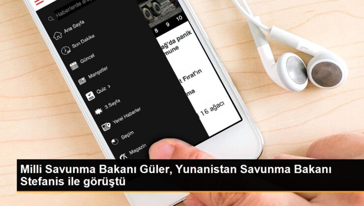 Ulusal Savunma Bakanı Güler, Yunanistan Savunma Bakanı Stefanis ile görüştü