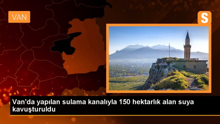 Van Büyükşehir Belediyesi, Gürpınar ilçesinde sulama kanalı tamamladı