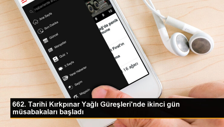 662. Tarihi Kırkpınar Yağlı Güreşleri’nde ikinci gün karşılaşmaları başladı