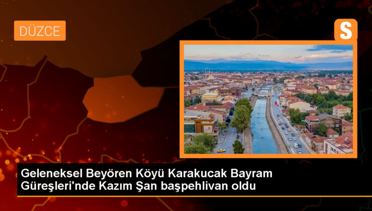 Düzce’nin Akçakoca ilçesinde Klâsik Beyören Köyü Karakucak Bayram Güreşleri düzenlendi