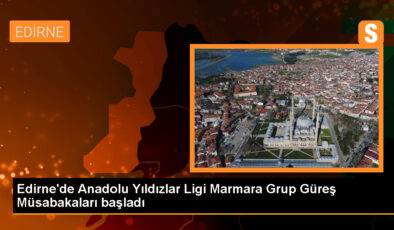 Edirne’de Anadolu Yıldızlar Ligi Marmara Küme Güreş Karşılaşmaları Açılış Merasimi Gerçekleştirildi