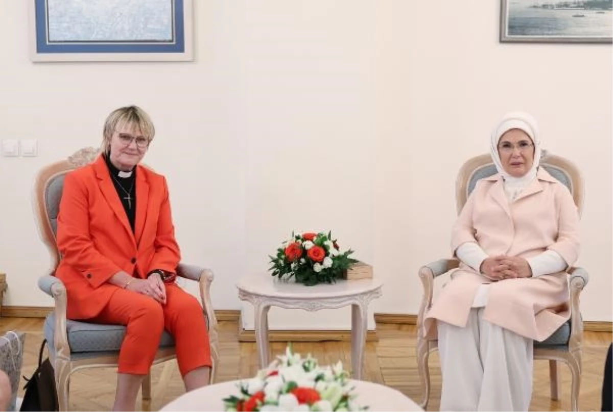 Emine Erdoğan, İsveç Başbakanı’nın eşiyle görüştü