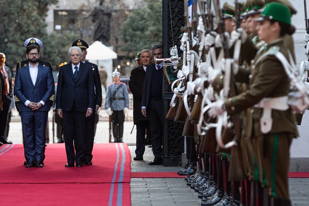 İtalya Cumhurbaşkanı Şili’ye resmi ziyaret gerçekleştirdi