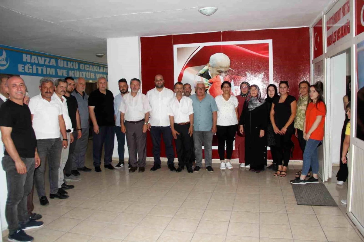 AK Parti Havza İlçe İdaresi MHP İlçe Başkanlığına Ziyarette Bulundu