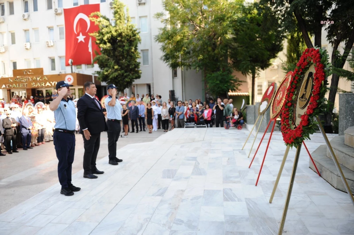 Karşıyaka’da 30 Ağustos Zafer Bayramı merasimi düzenlendi