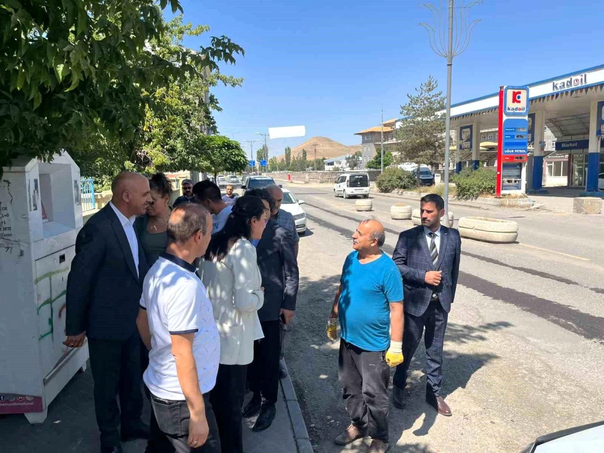 AK Parti Ağrı Milletvekili Ruken Kilerci, Patnos ilçesinde taziye ziyaretleri ve asfalt çalışmalarını inceledi