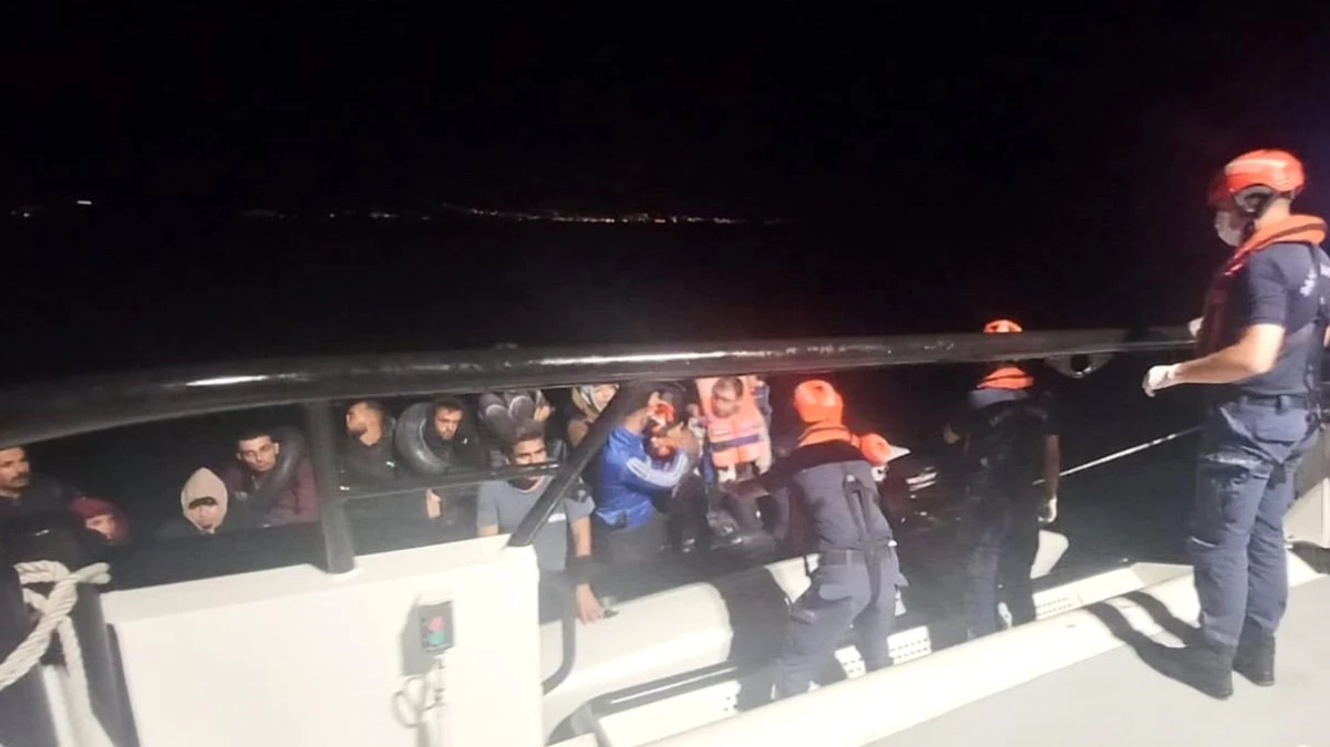 Aydın’da Kıyı Güvenlik Grupları 65 Sistemsiz Göçmen Yakaladı