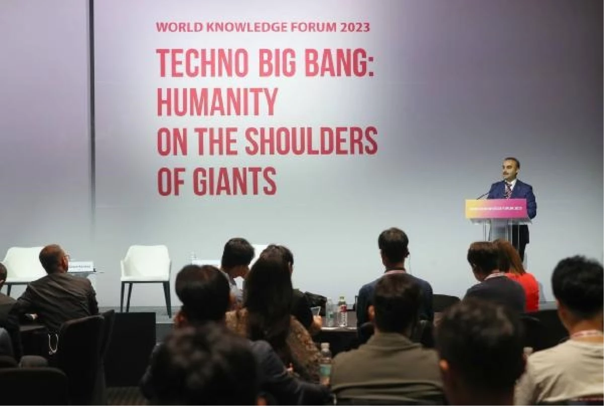 Bakan Kacır, Güney Kore’de Dünya Bilgi Forumu’nda konuştu