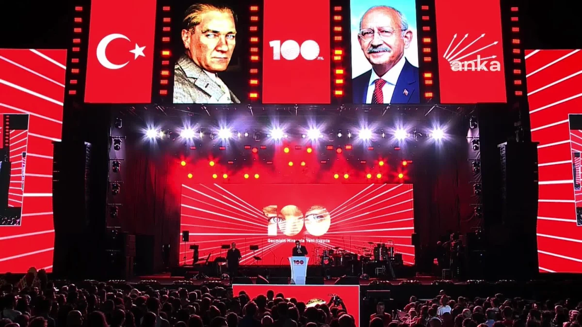 CHP’nin 100. Yıl Dönümü Etkinliklerinde Eski Genel Liderlere Plaket Takdim Edildi