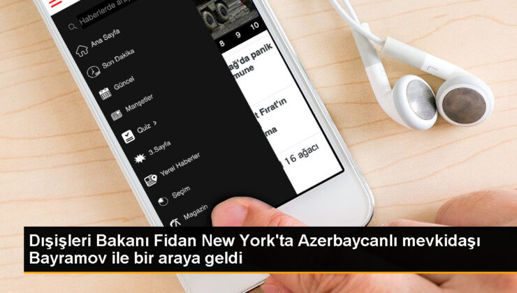 Dışişleri Bakanı Hakan Fidan, Azerbaycan Dışişleri Bakanı ile görüştü