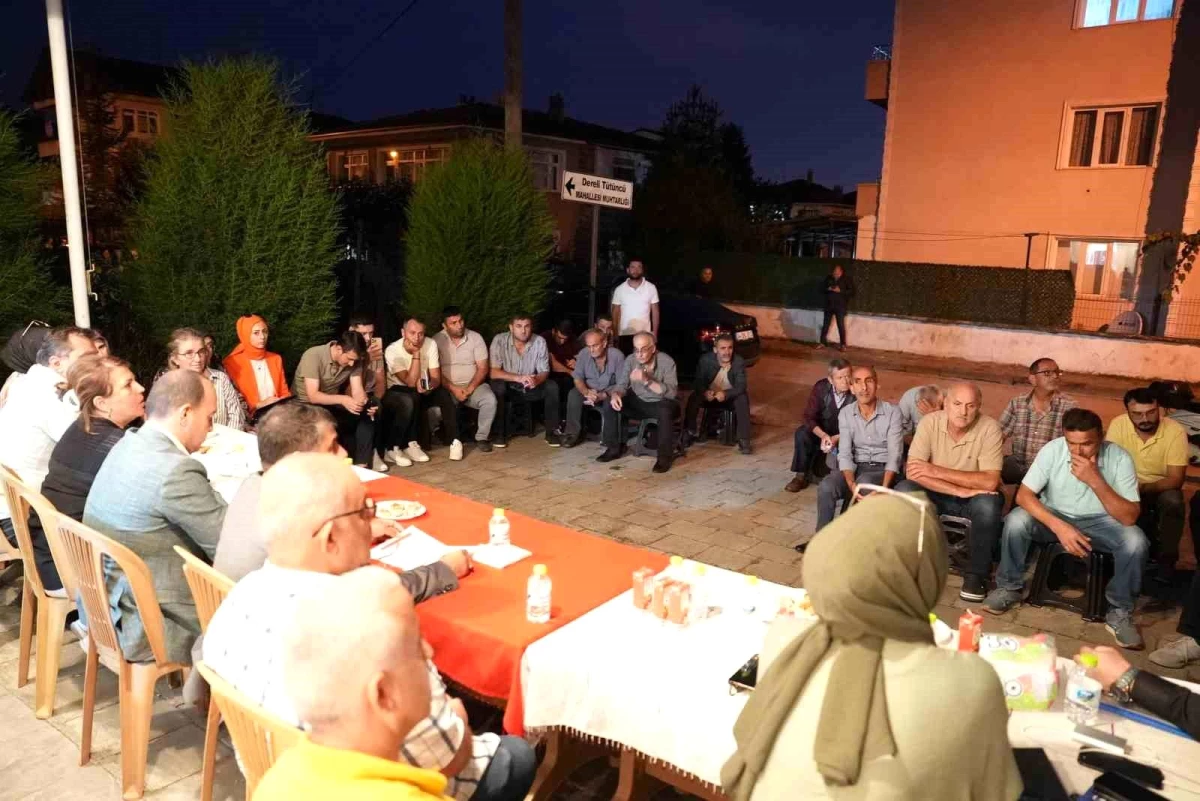 Düzce Belediye Lider Vekili Hasan Günden Mahalle Sakinleriyle Buluştu